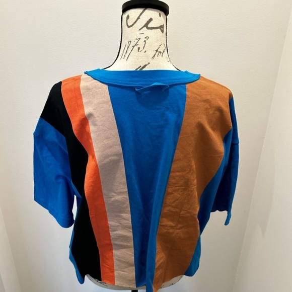 Free People Movement Inspire Tee in color blocked Size Medium FP1062 - Picture 3 of 4